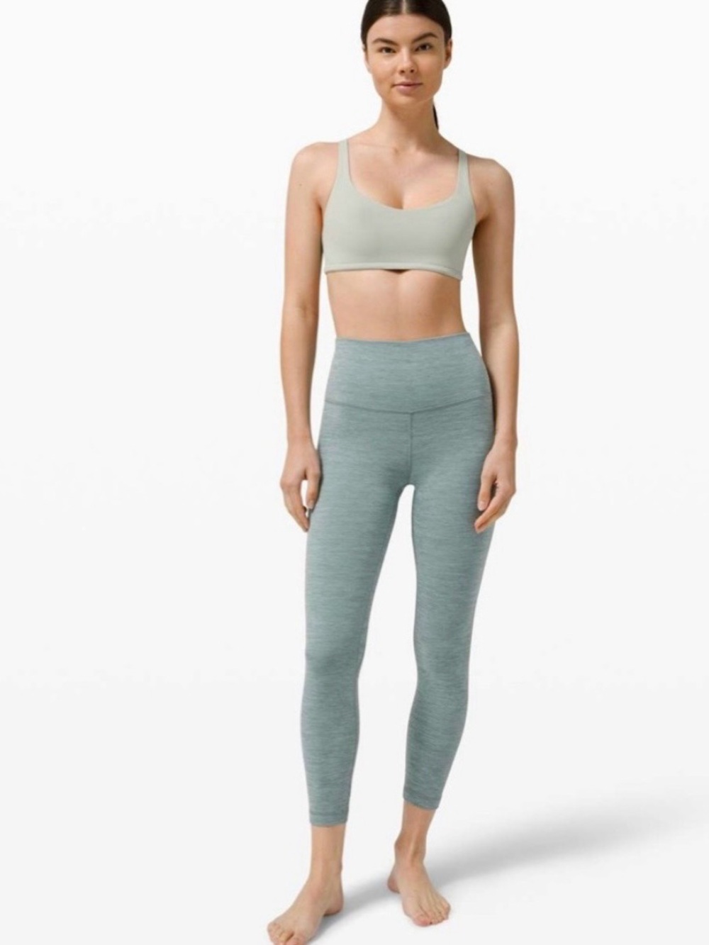 Lululemon Align High-Rise Pant 25”/Color Heather Green
